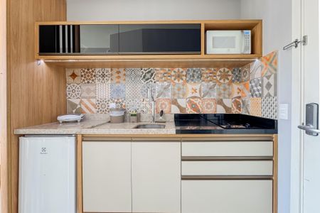 Studio à venda com 25m², 1 quarto e sem vagaCozinha