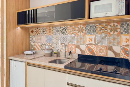 Studio à venda com 25m², 1 quarto e sem vagaCozinha