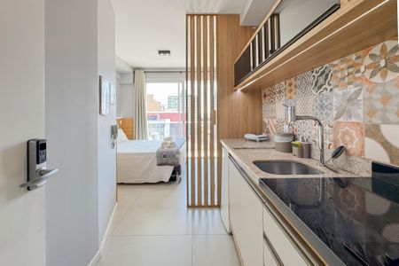 Studio à venda com 25m², 1 quarto e sem vagaCozinha