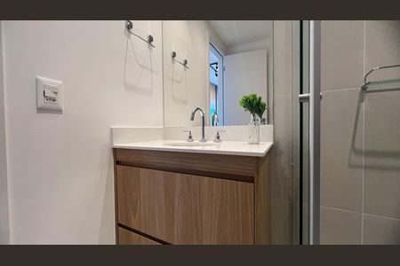 Studio para alugar com 25m², 1 quarto e sem vaga Studio para alugar com 25m², 1 quarto e sem vagaBanheiro