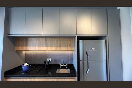 Studio para alugar com 25m², 1 quarto e sem vaga Studio para alugar com 25m², 1 quarto e sem vagaCozinha
