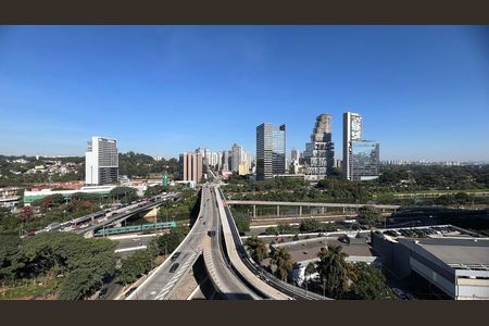 Studio para alugar com 25m², 1 quarto e sem vaga Studio para alugar com 25m², 1 quarto e sem vagaVista da Sacada