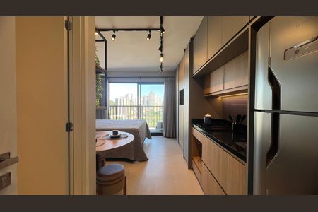 Studio para alugar com 25m², 1 quarto e sem vaga Studio para alugar com 25m², 1 quarto e sem vagaCozinha
