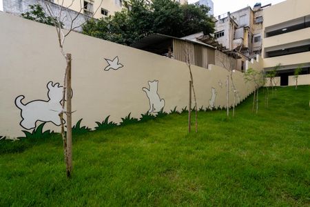 Studio para alugar com 33m², 1 quarto e sem vaga Studio para alugar com 33m², 1 quarto e sem vagaÁrea comum - Espaço pet