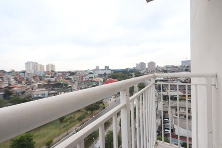 Varanda da sala de apartamento para alugar com 2 quartos, 44m² em Parque Sao Rafael, São Paulo