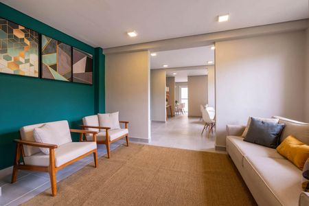 Apartamento para alugar com 44m², 2 quartos e sem vagaÁrea comum - Salão de festas