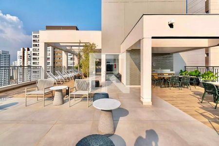 Apartamento à venda com 29m², 1 quarto e sem vaga Apartamento à venda com 29m², 1 quarto e sem vagaÁrea comum - Churrasqueira