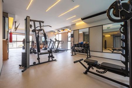 Apartamento para alugar com 30m², 1 quarto e sem vaga Apartamento para alugar com 30m², 1 quarto e sem vagaÁrea comum - Academia