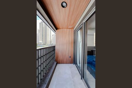 Studio para alugar com 25m², 1 quarto e sem vagaVaranda