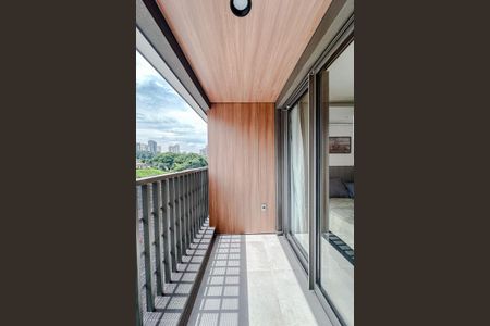 Apartamento para alugar com 25m², 1 quarto e sem vagaVaranda