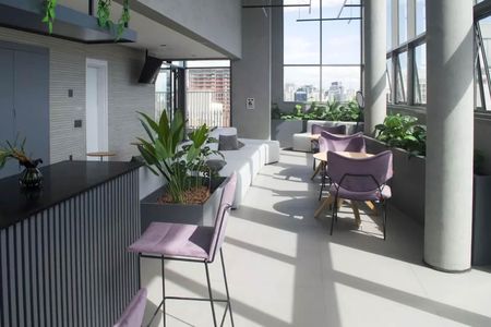 Studio para alugar com 25m², 1 quarto e sem vaga Studio para alugar com 25m², 1 quarto e sem vagaÁrea comum
