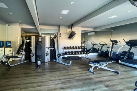 Apartamento para alugar com 39m², 1 quarto e 1 vaga Apartamento para alugar com 39m², 1 quarto e 1 vagaÁrea comum - Academia