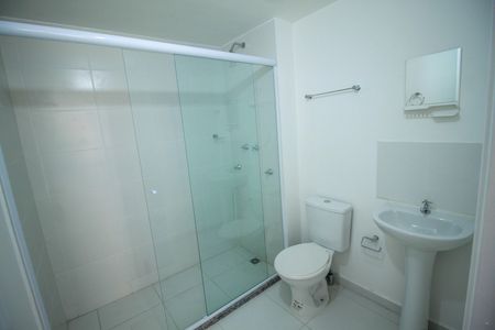 Studio para alugar com 30m², 1 quarto e sem vaga Studio para alugar com 30m², 1 quarto e sem vagaBanheiro