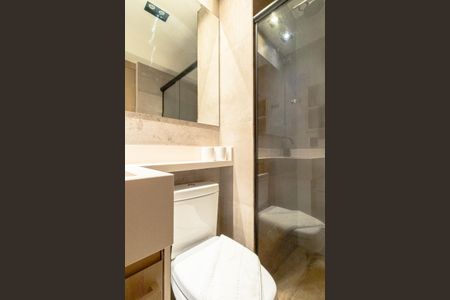 Studio para alugar com 30m², 1 quarto e 1 vaga Studio para alugar com 30m², 1 quarto e 1 vagaBanheiro