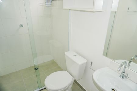 Studio para alugar com 26m², 1 quarto e sem vaga Studio para alugar com 26m², 1 quarto e sem vagaBanheiro