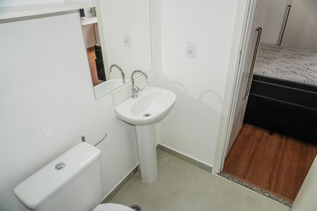 Studio para alugar com 26m², 1 quarto e sem vaga Studio para alugar com 26m², 1 quarto e sem vagaBanheiro