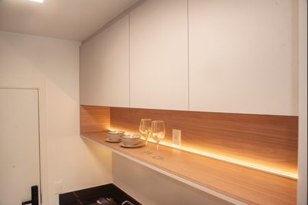 Studio à venda com 26m², 1 quarto e sem vagaCozinha