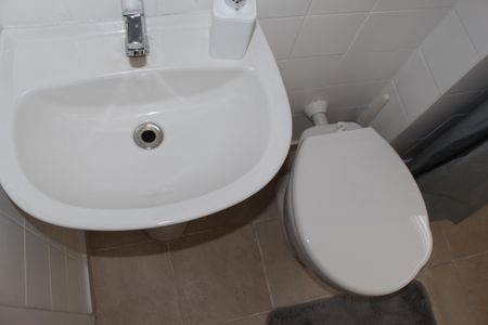 Banheiro Social de kitnet/studio à venda com 1 quarto, 40m² em Santa Cecilia, São Paulo