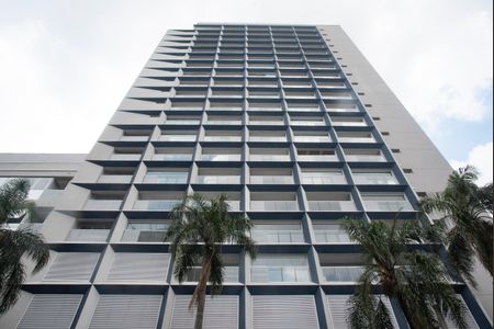 Studio para alugar com 28m², 1 quarto e sem vaga Studio para alugar com 28m², 1 quarto e sem vagaFachada