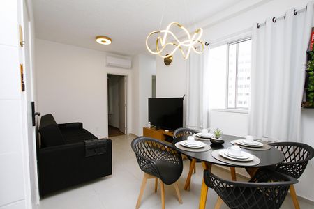 Sala de apartamento para alugar com 2 quartos, 47m² em Palmeiras, Belo Horizonte