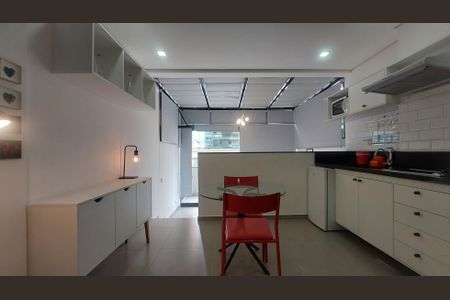Studio para alugar com 43m², 1 quarto e 1 vaga Studio para alugar com 43m², 1 quarto e 1 vagaVista da Sacada