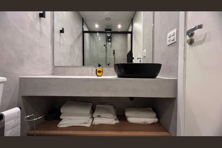 Studio para alugar com 28m², 1 quarto e sem vagaBanheiro