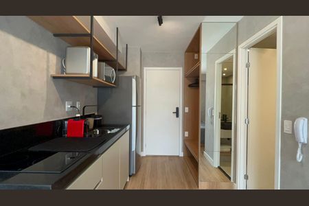 Studio para alugar com 28m², 1 quarto e sem vagaCozinha - Armários