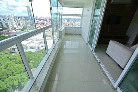 Apartamento para alugar com 46m², 1 quarto e 1 vagaSacada da Sala 