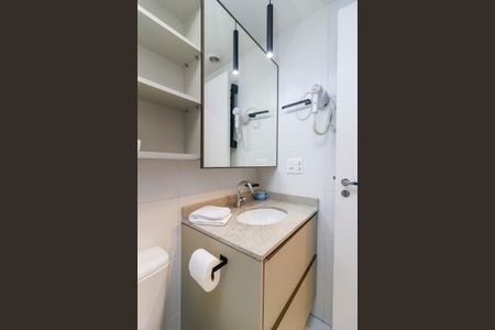 Apartamento à venda com 24m², 0 quarto e sem vaga Apartamento à venda com 24m², 0 quarto e sem vagaBanheiro