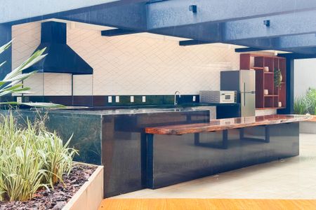 Studio à venda com 25m², 1 quarto e sem vagaChurrasqueira