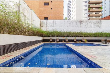 Studio à venda com 32m², 1 quarto e 1 vagaPiscina