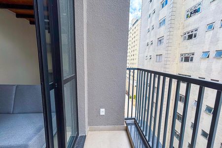 Studio para alugar com 41m², 1 quarto e sem vagaVaranda