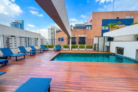 Apartamento para alugar com 35m², 1 quarto e sem vaga Apartamento para alugar com 35m², 1 quarto e sem vagaÁrea comum - Piscina
