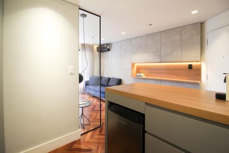 Studio à venda com 40m², 1 quarto e 1 vagaCozinha