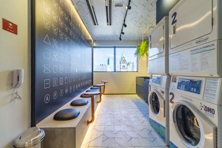 Studio à venda com 21m², 1 quarto e sem vagaÁrea comum - Lavanderia