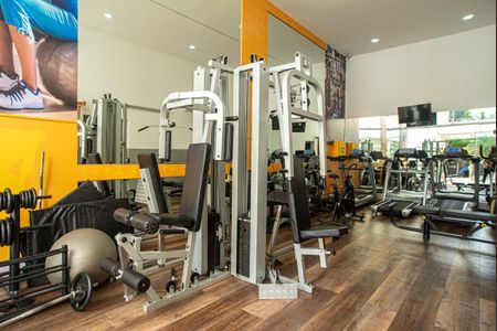 Studio à venda com 28m², 1 quarto e 1 vaga Studio à venda com 28m², 1 quarto e 1 vagaÁrea comum - Academia