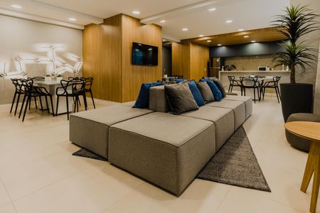 Studio para alugar com 27m², 1 quarto e sem vaga Studio para alugar com 27m², 1 quarto e sem vagaÁrea comum - Salão de Festas