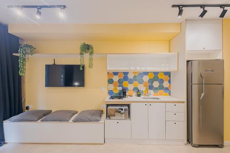 Studio para alugar com 27m², 1 quarto e sem vagaCozinha