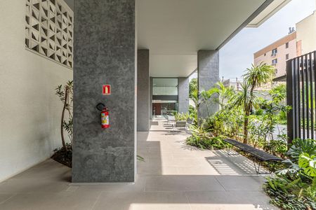 Studio à venda com 25m², 1 quarto e sem vagaHall social