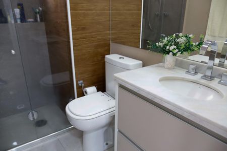 Apartamento à venda com 106m², 3 quartos e 2 vagasBanheiro da Suíte 2