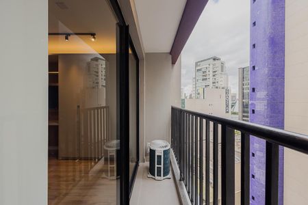 Studio à venda com 24m², 1 quarto e sem vagaVaranda