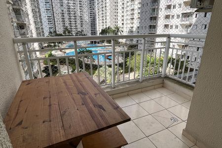Varanda da Sala de apartamento para alugar com 2 quartos, 64m² em Marapé, Santos