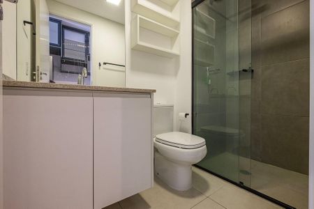 Studio à venda com 27m², 1 quarto e sem vaga Studio à venda com 27m², 1 quarto e sem vagaBanheiro