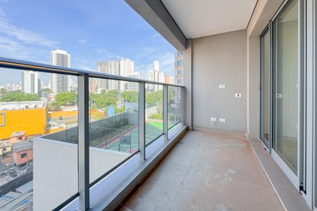 Studio à venda com 26m², 1 quarto e sem vagaVaranda