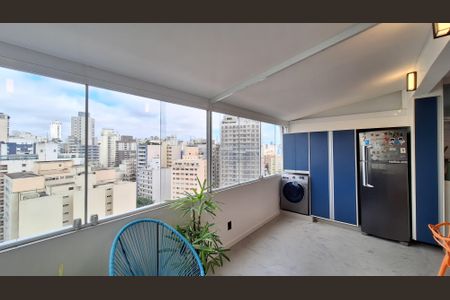 Apartamento à venda com 56m², 1 quarto e sem vagaVaranda e área de serviço