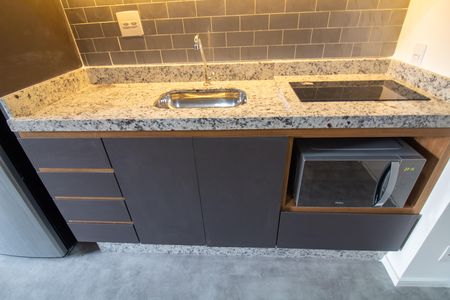 Studio para alugar com 26m², 1 quarto e sem vaga Studio para alugar com 26m², 1 quarto e sem vagaCozinha