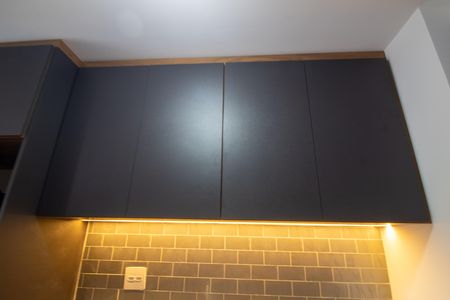 Studio para alugar com 26m², 1 quarto e sem vaga Studio para alugar com 26m², 1 quarto e sem vagaCozinha - Armários