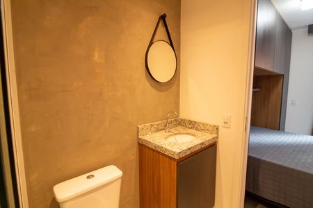 Studio para alugar com 26m², 1 quarto e sem vaga Studio para alugar com 26m², 1 quarto e sem vagaBanheiro