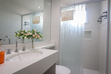 Apartamento à venda com 73m², 2 quartos e 1 vagaBanheiro Social