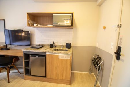 Studio à venda com 25m², 1 quarto e sem vagaCozinha